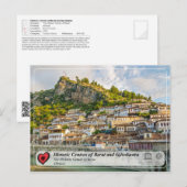 Carte Postale UNESCO WHS - Le Centre historique de Berat (Devant / Derrière)