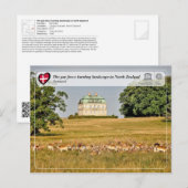 Carte Postale UNESCO WHS - Le paysage de chasse par la force (Devant / Derrière)