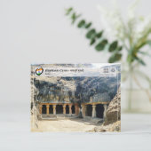 Carte Postale UNESCO WHS - Les grottes d'Elephanta (Debout devant)