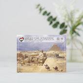 Carte Postale UNESCO WHS - Les Pyramides de Gizeh (Debout devant)