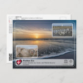 Carte Postale UNESCO WHS - Mer des Voies Danoises (Devant / Derrière)