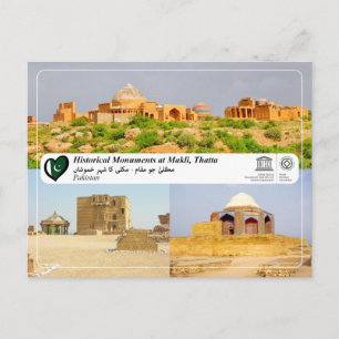 Carte Postale UNESCO WHS - Monuments historiques à Makli, Thatta