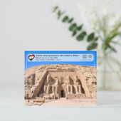 Carte Postale UNESCO WHS - Monuments Nubiens - Abu Simbel (Debout devant)
