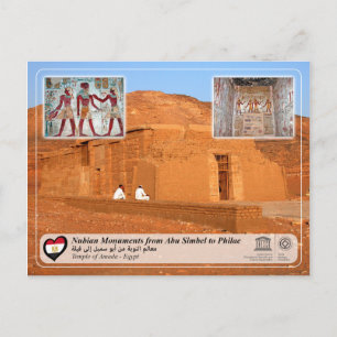 Carte Postale UNESCO WHS - Monuments Nubiens - Temple d'Amada