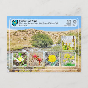 Carte Postale UNESCO WHS - Ouest Tien-Shan - Sairam-Ugam