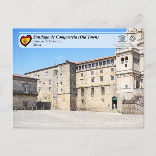 Carte Postale UNESCO WHS - Palacio de Gelmírez (Devant)