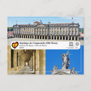 Carte Postale UNESCO WHS - Palacio de Rajoy / Pazo de Raxoi