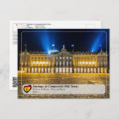 Carte Postale UNESCO WHS - Palais de Rajoy / Pazo de Raxoi (Devant / Derrière)