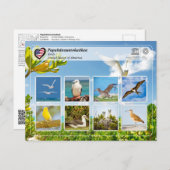 Carte Postale UNESCO WHS - Papahānaumokuākea - Oiseaux (Devant / Derrière)