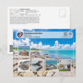 Carte Postale UNESCO WHS - Papahānaumokuākea - Phoques de moine (Devant / Derrière)