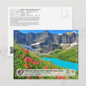 Carte Postale UNESCO WHS - Parc national de Glacier (Devant / Derrière)