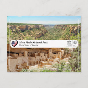 Carte Postale UNESCO WHS - Parc national de Mesa Verde