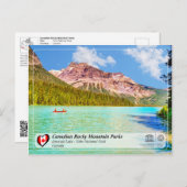 Carte Postale UNESCO WHS - Parc national de Yoho (Devant / Derrière)