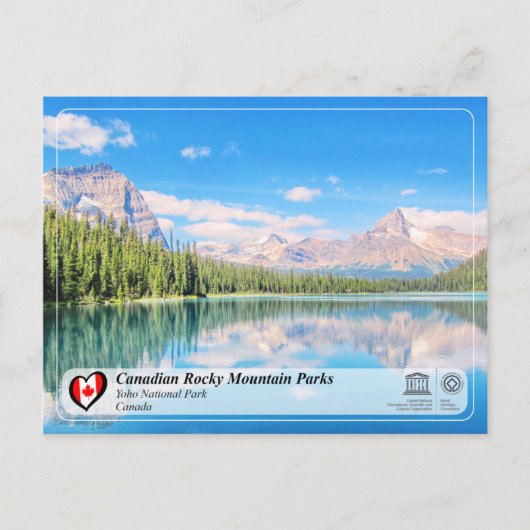 Carte Postale UNESCO WHS - Parc national de Yoho (Devant)