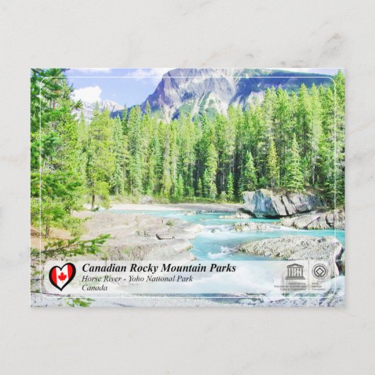 Carte Postale UNESCO WHS - Parc national de Yoho (Devant)