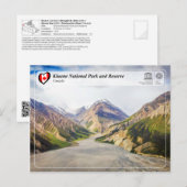 Carte Postale UNESCO WHS - Parc national et réserve de Kluane (Devant / Derrière)