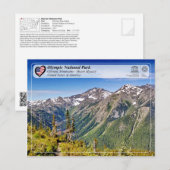 Carte Postale UNESCO WHS - Parc National Olympique - Le Mont Mys (Devant / Derrière)