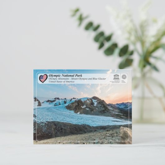 Carte Postale UNESCO WHS - Parc National Olympique - Mont Olympe (Debout devant)