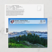 Carte Postale UNESCO WHS - Parc National Olympique - Mont Olympe (Devant / Derrière)