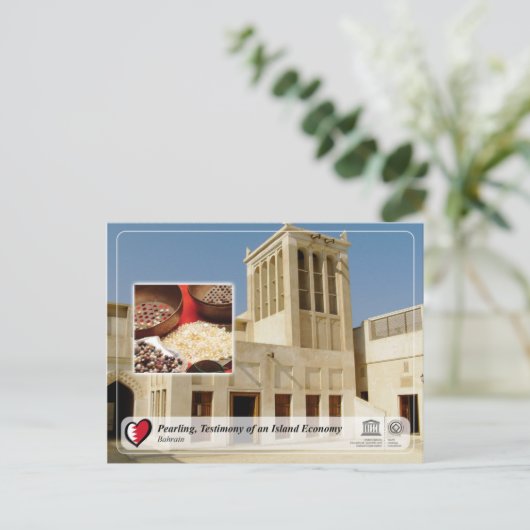 Carte Postale UNESCO WHS - Pearling, Témoignage d'une île Econ (Debout devant)