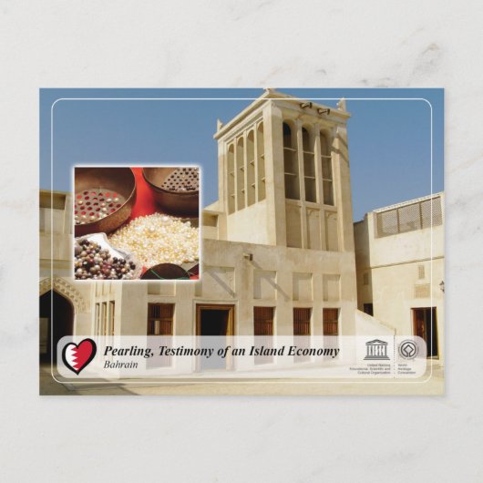 Carte Postale UNESCO WHS - Pearling, Témoignage d'une île Econ (Devant)