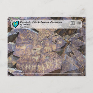 Carte Postale UNESCO WHS - Pétroglyphes de Tanbaly