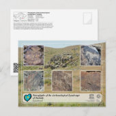 Carte Postale UNESCO WHS - Pétroglyphes de Tanbaly (Devant / Derrière)