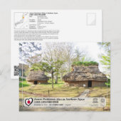 Carte Postale UNESCO WHS - Sites Jomon - Site de Korekawa (Devant / Derrière)