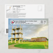 Carte Postale UNESCO WHS - Sites Jomon - Site de Sannai Maruyama (Devant / Derrière)