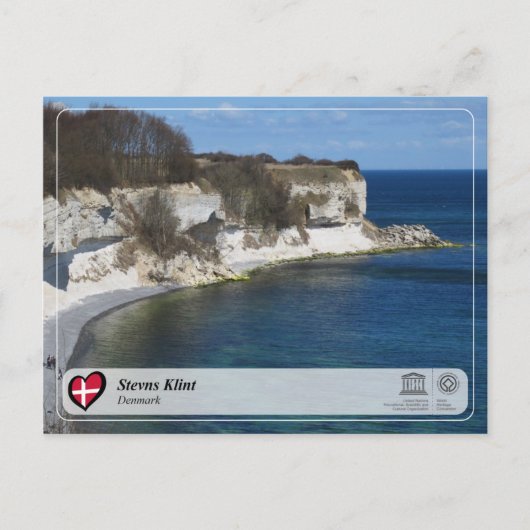 Carte Postale UNESCO WHS - Stevns Klint (Devant)