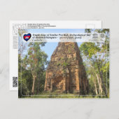 Carte Postale UNESCO WHS - Temple Zone de Sambor Prei Kuk (Devant / Derrière)
