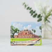 Carte Postale UNESCO WHS - Tombeau de Humayun, Delhi (Debout devant)