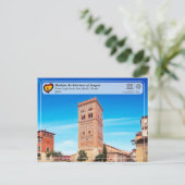 Carte Postale UNESCO WHS - Tour de l'église de San Martín (Debout devant)