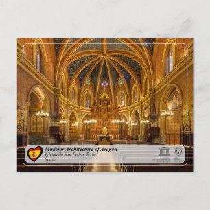 Carte Postale UNESCO WHS - Tour et église de San Pedro