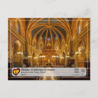 Carte Postale UNESCO WHS - Tour et église de San Pedro