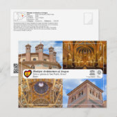 Carte Postale UNESCO WHS - Tour et église de San Pedro (Devant / Derrière)