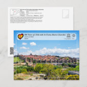 Carte Postale UNESCO WHS - Vieille ville d'Ávila avec ses église (Devant / Derrière)