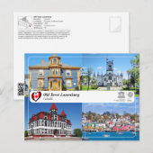 Carte Postale UNESCO WHS - Vieille Ville Lunenburg (Devant / Derrière)