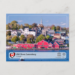 Carte Postale UNESCO WHS - Vieille Ville Lunenburg
