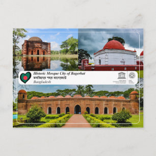 Carte Postale UNESCO WHS - Ville Mosquée historique de Bagerhat
