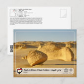 Carte Postale UNESCO WHS - Wadi Al-Hitan (Vallée des baleines) (Devant / Derrière)