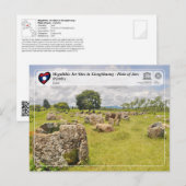 Carte Postale UNESCO - Xiengkhuang - Plaine des Jarres - ທົ່ງໄຫຫ (Devant / Derrière)