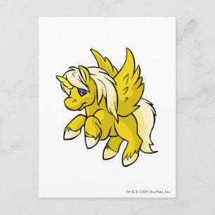 Carte Postale Uni jaune