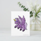 Carte Postale Uni pourpre (Debout devant)