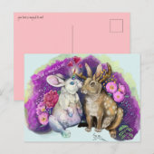 Carte Postale Unibunny Bisses Jackalope Amour magique (Devant / Derrière)