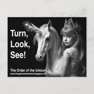 Carte postale Unicorn