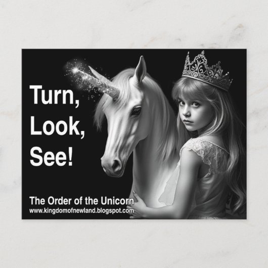 Carte postale Unicorn (Devant)