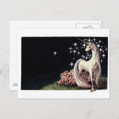 Carte postale Unicorn (Devant / Derrière)