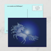 Carte postale Unicorn (Devant / Derrière)