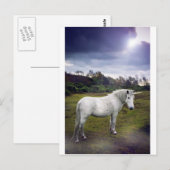 CARTE POSTALE UNICORN (Devant / Derrière)